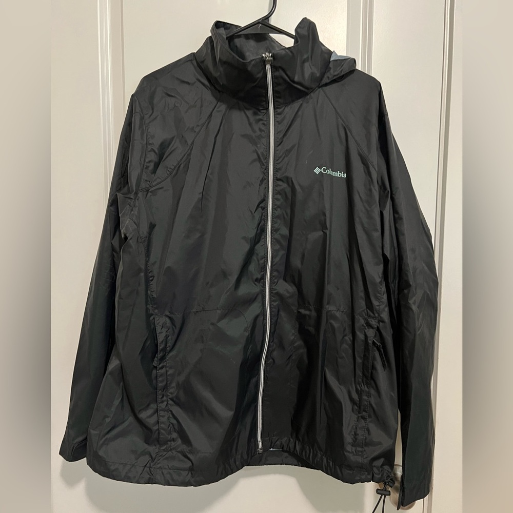 Columbia Womens Packable Hooded Jacket Like New 2X